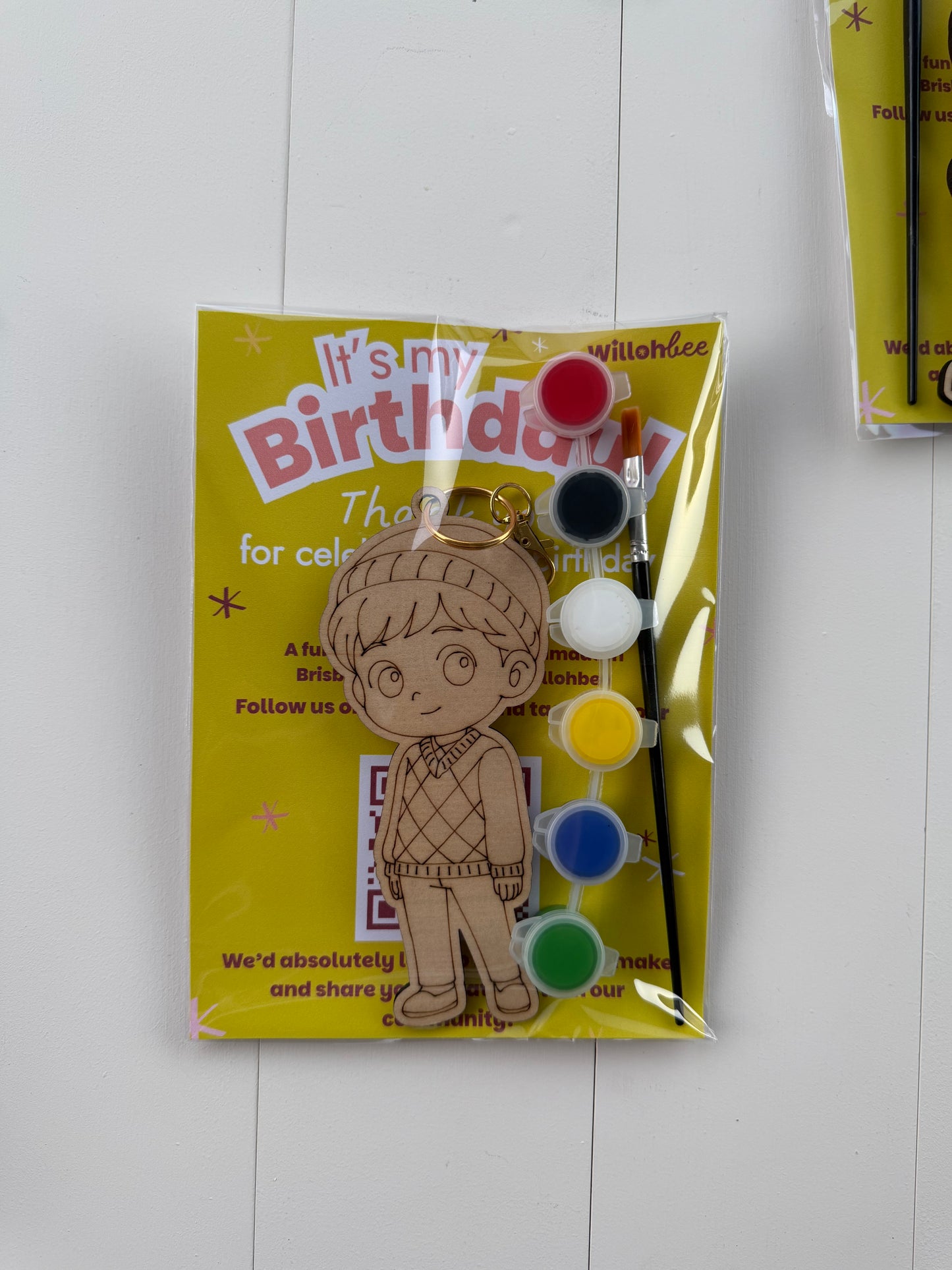 Hunters Inspired Party Favour Keyring