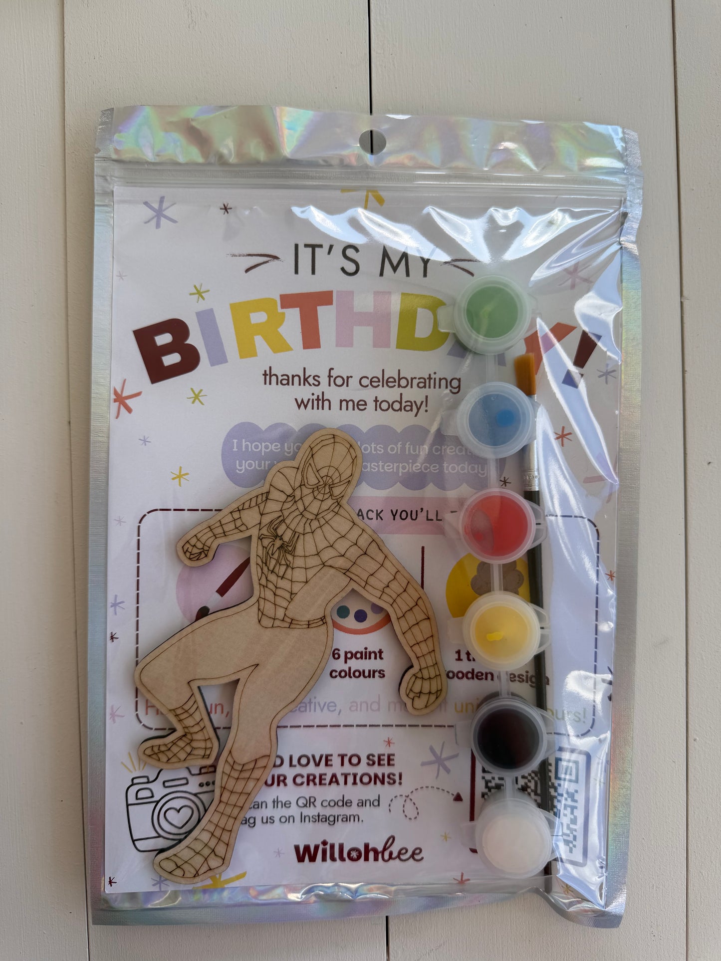 Spider Hero Inspired Themed Party Favours