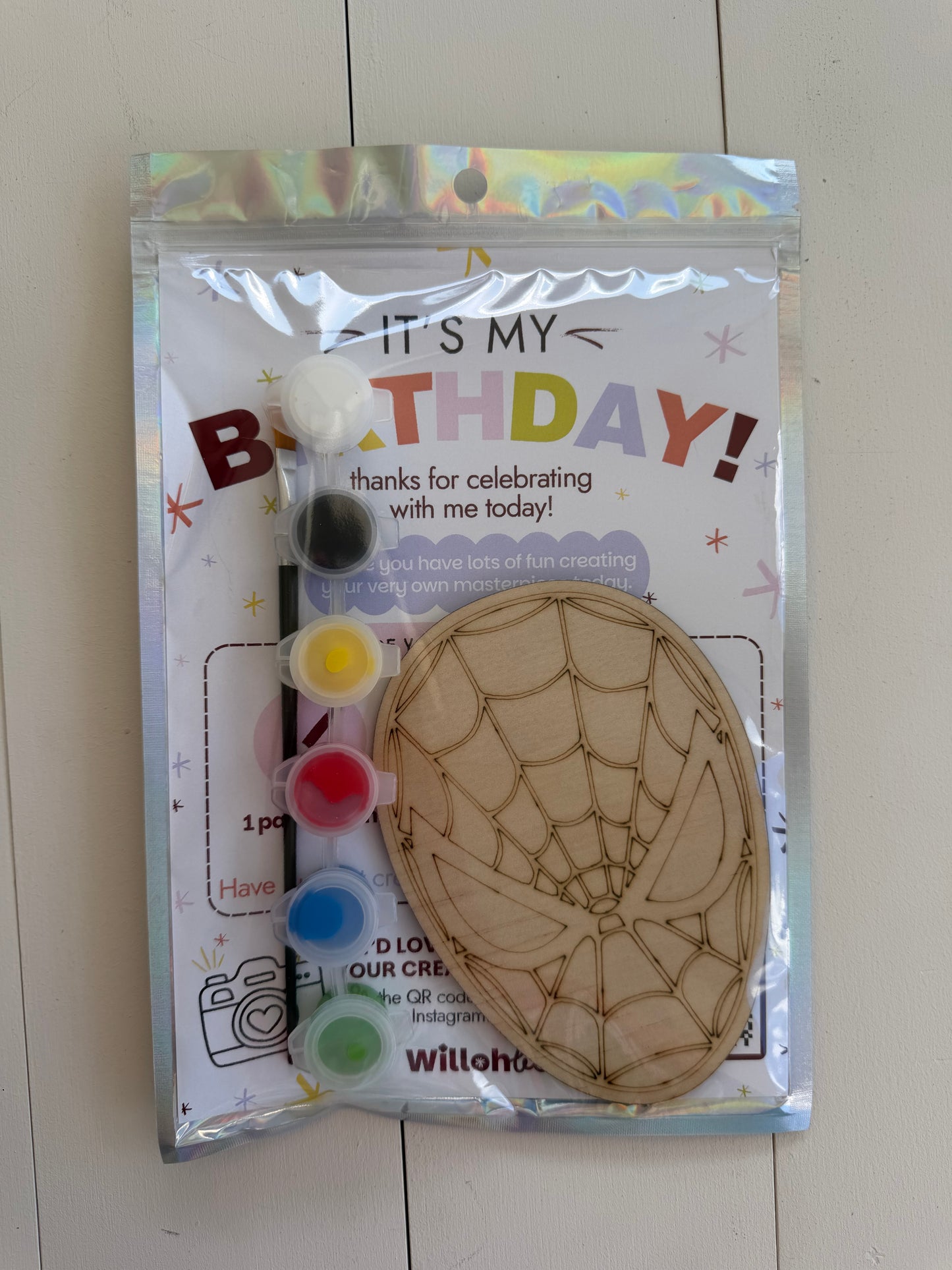 Custom: Haley - Spider Themed Party Favours
