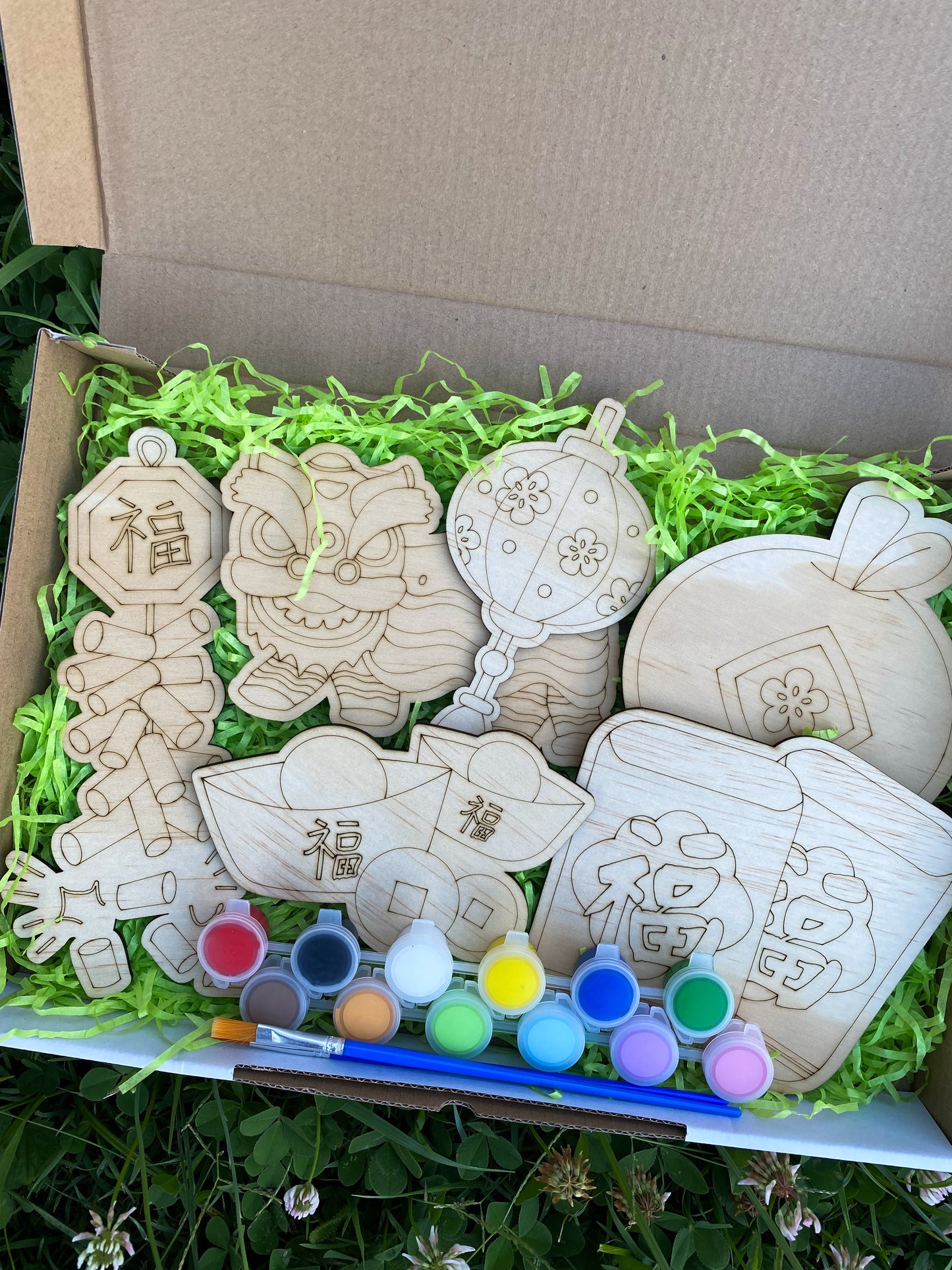 Chinese New Year Wooden Painting Kit