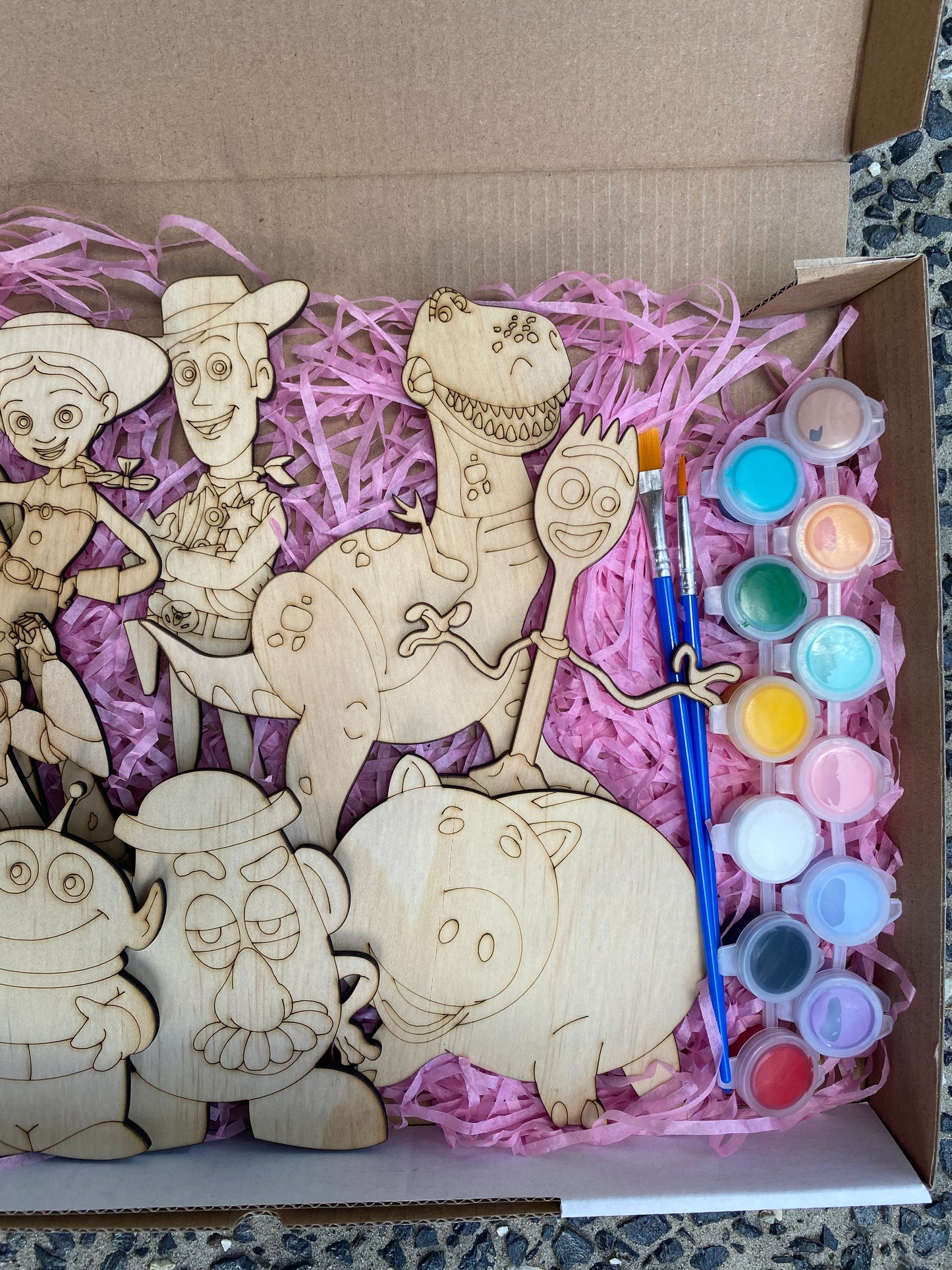 Toy Story Inspired Wooden Painting Kit