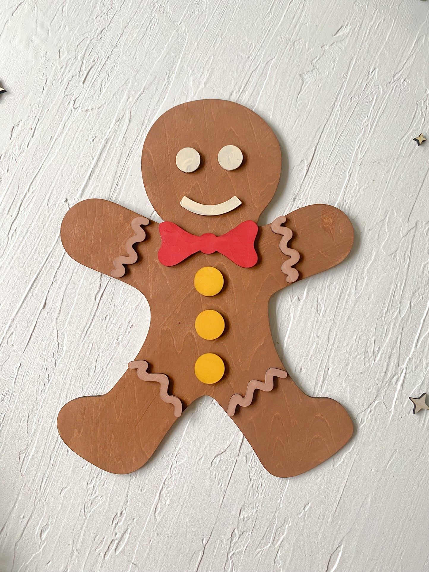 Gingerbread Wooden DIY Kit