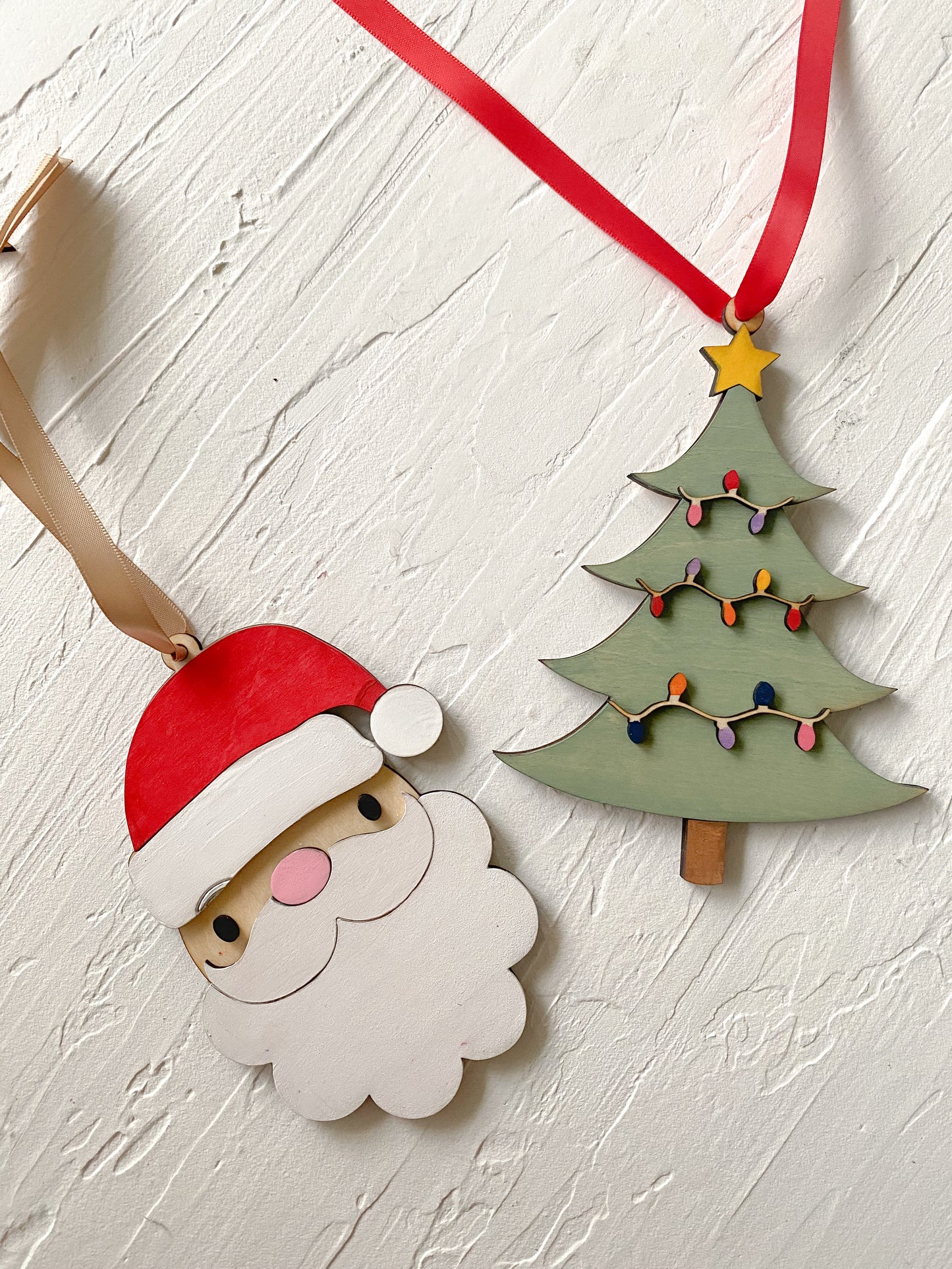 Wooden Christmas Ornament DIY Kits