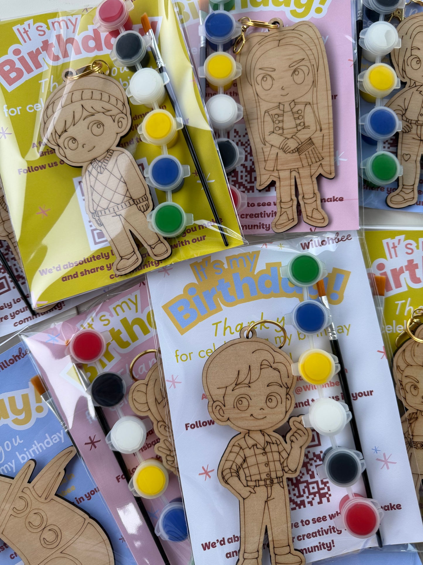 Hunters Inspired Party Favour Keyring