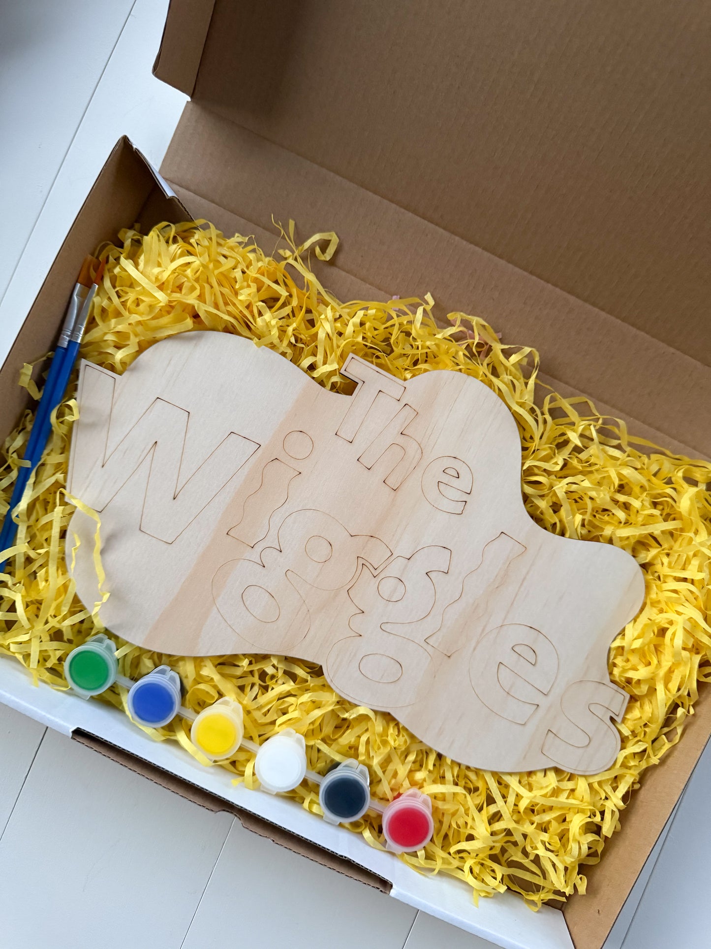 The Wiggles Inspired Wooden Painting Kit