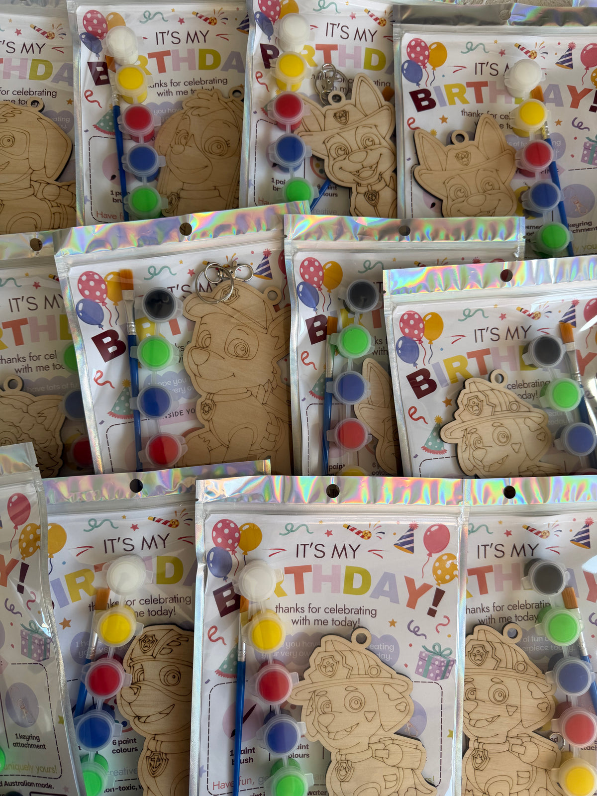 Adventure Pup's Themed Party Favours