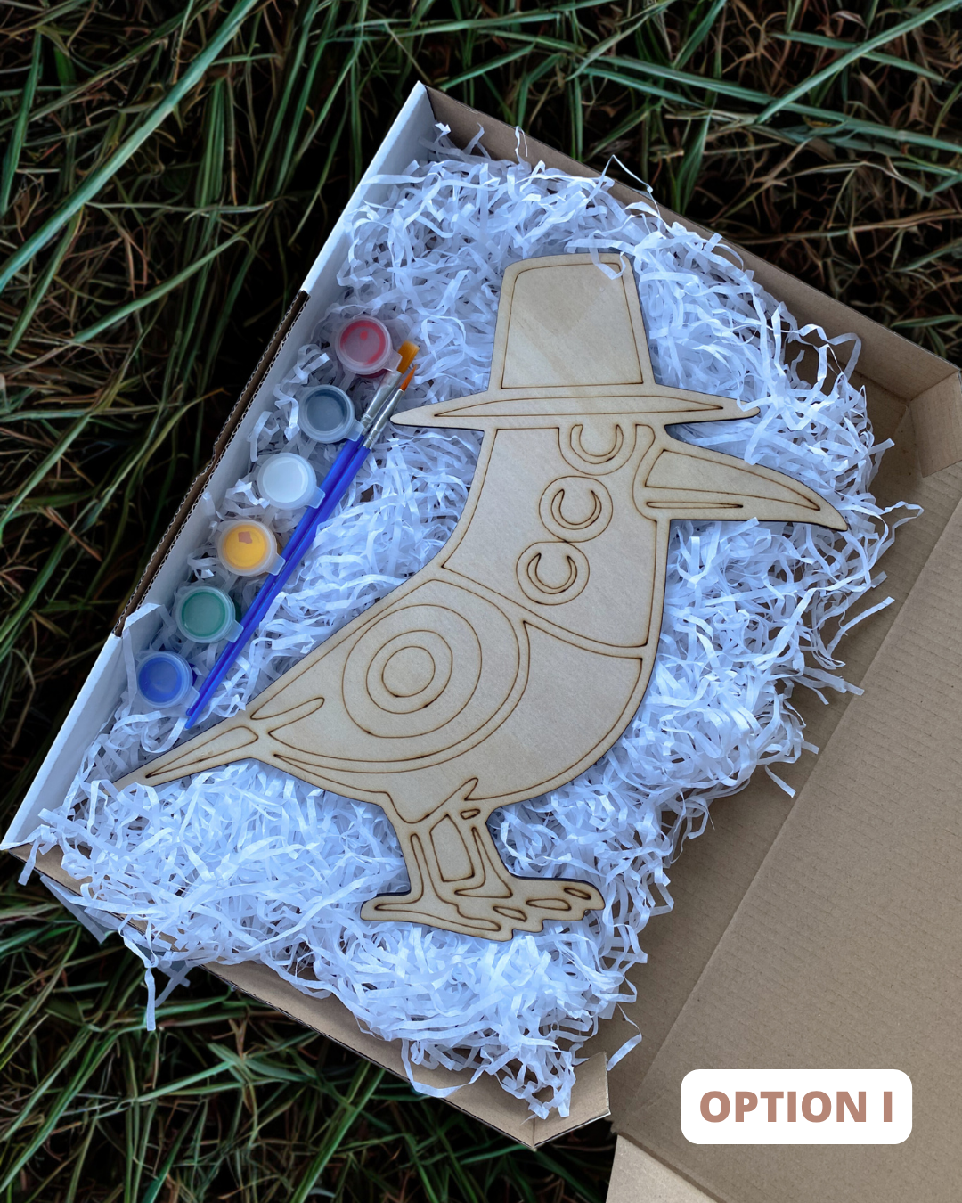 Hunter’s Inspired Kit: DIY Wooden Character Painting Kit (Choose Your Character)