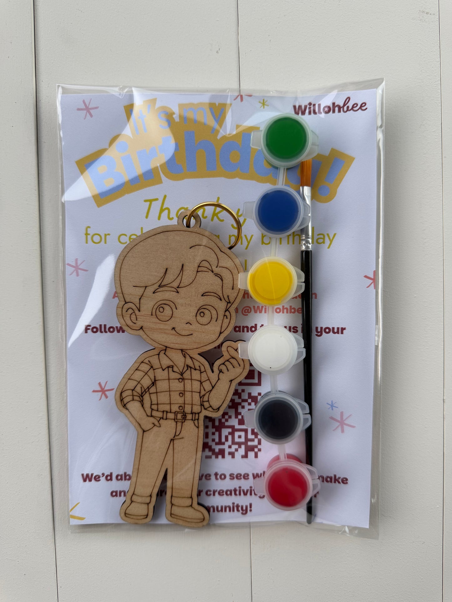 Hunters Inspired Party Favour Keyring