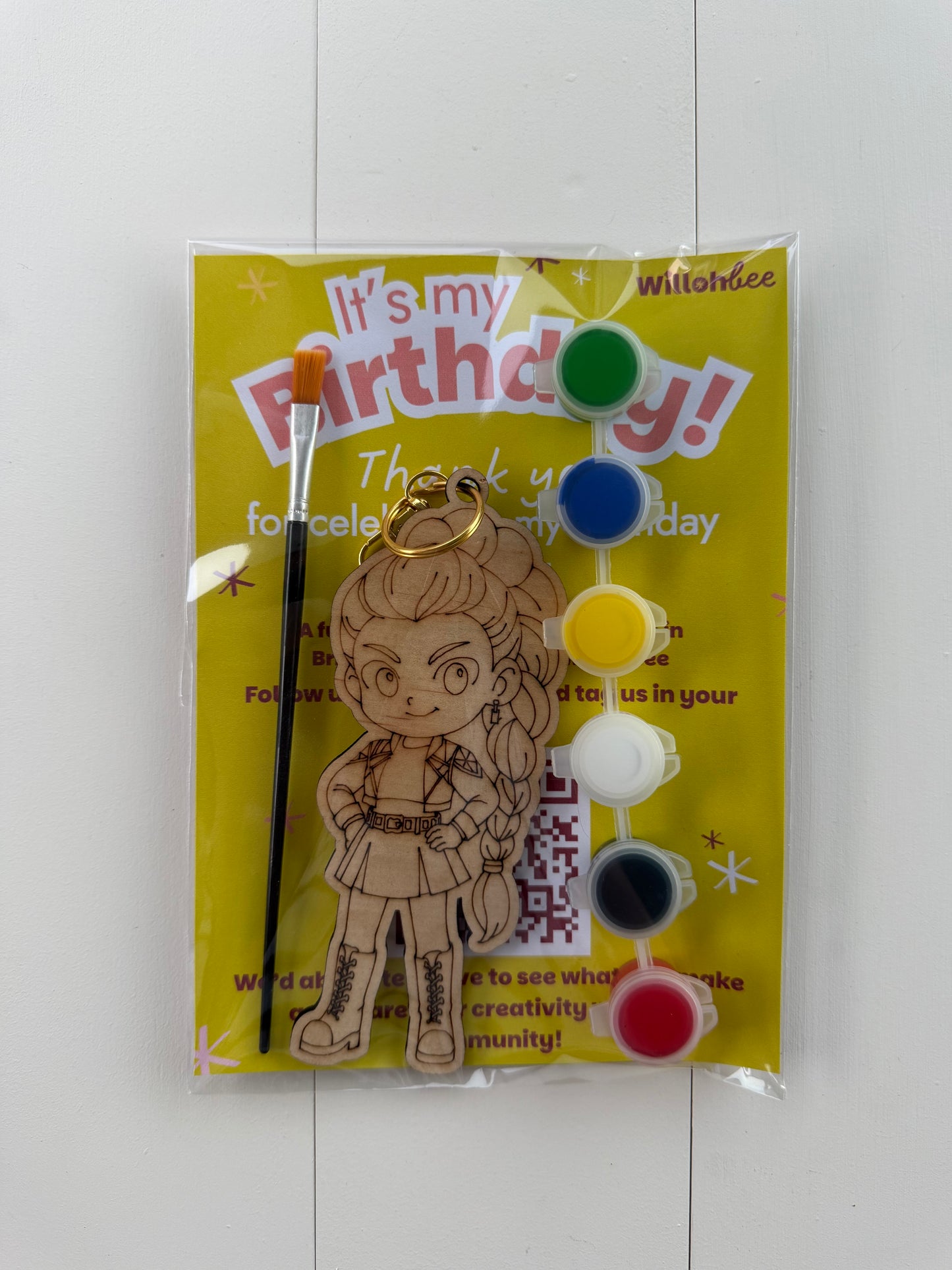 Hunters Inspired Party Favour Keyring