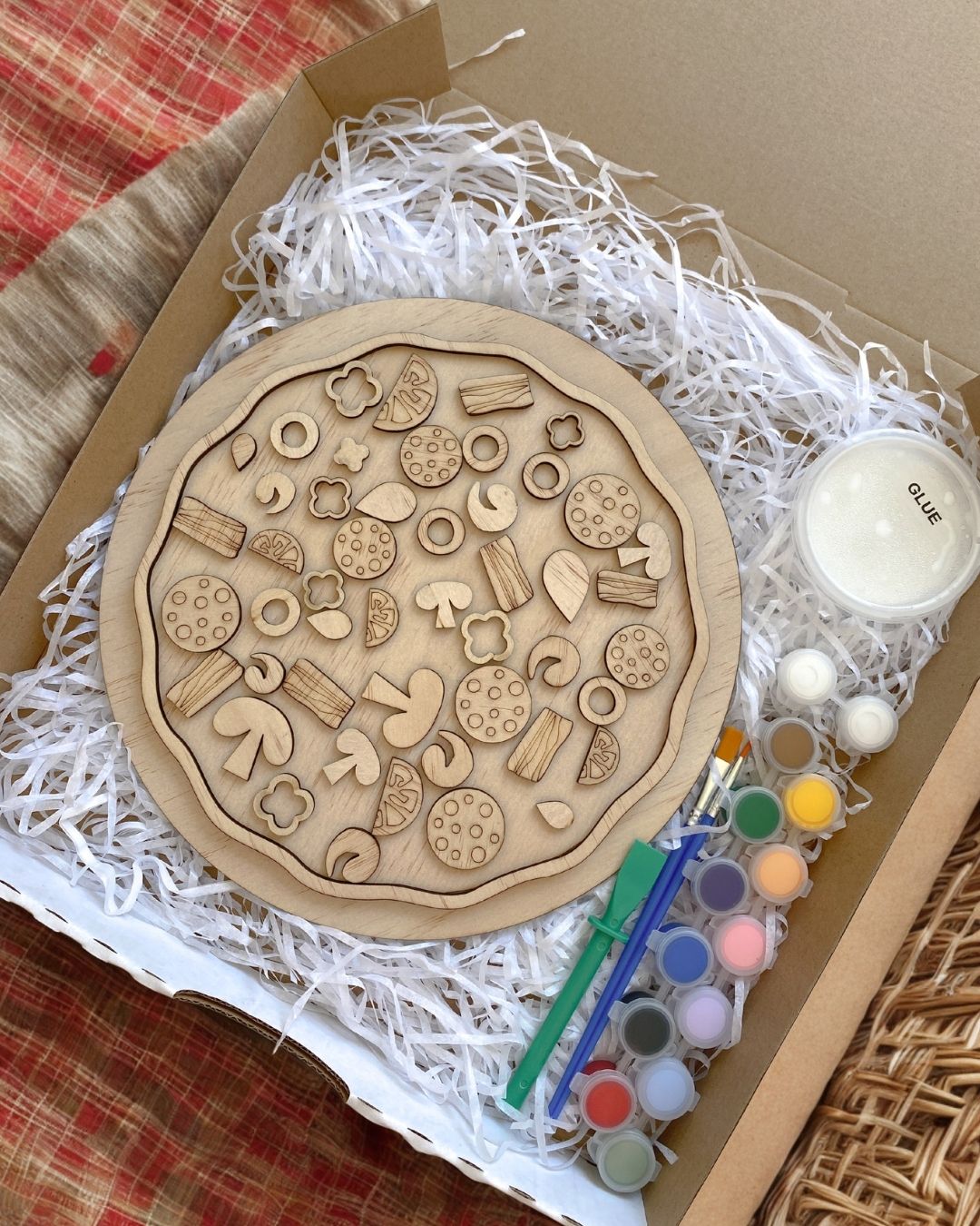 DIY Wooden Pizza Craft Kit