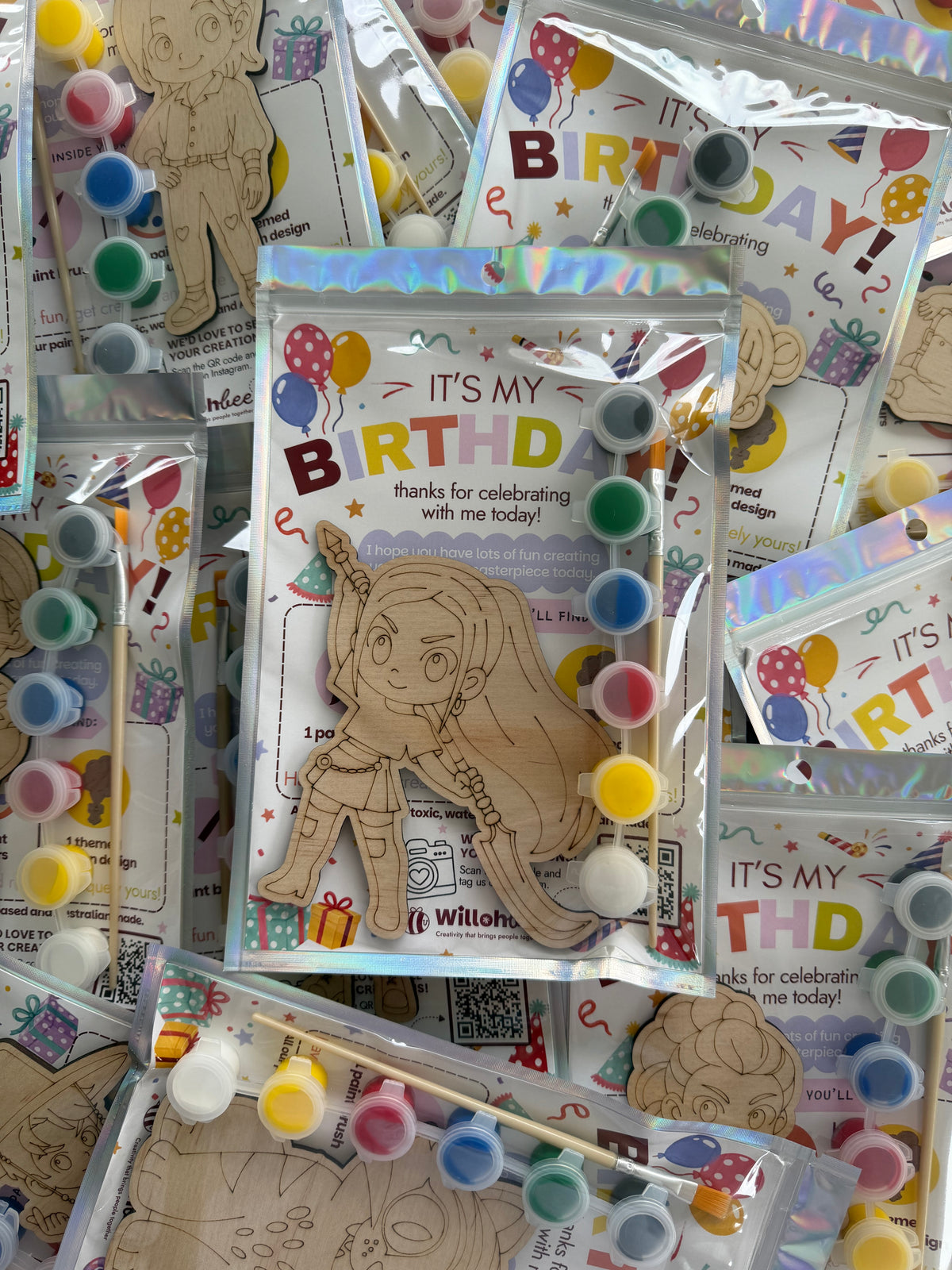 Hunters Inspired Party Favour Keyring