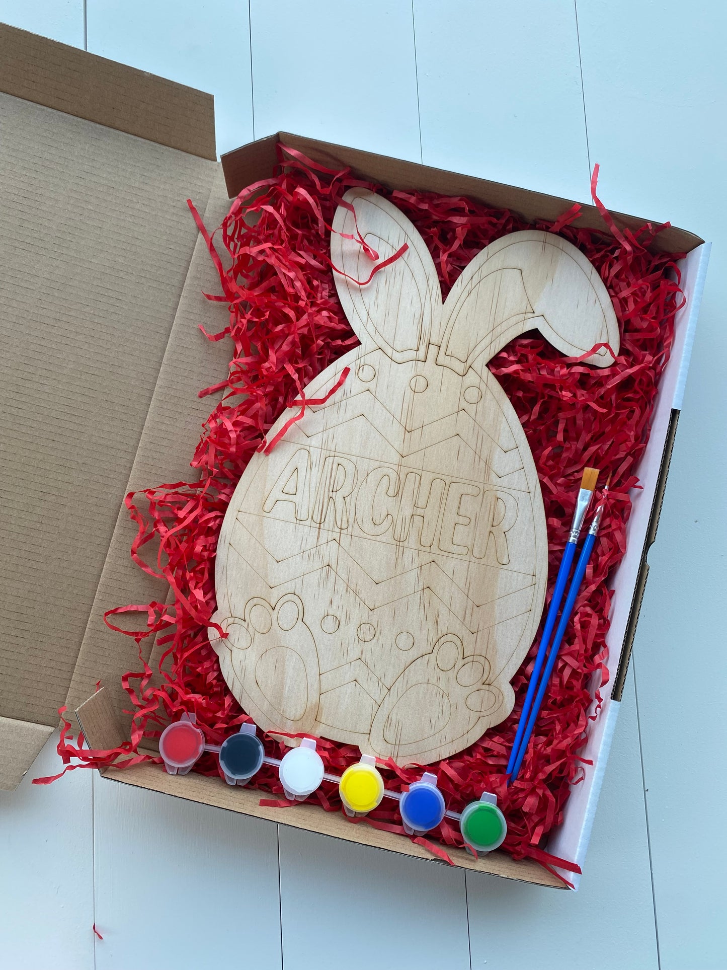 Personalised Easter Bunny Paint Kit