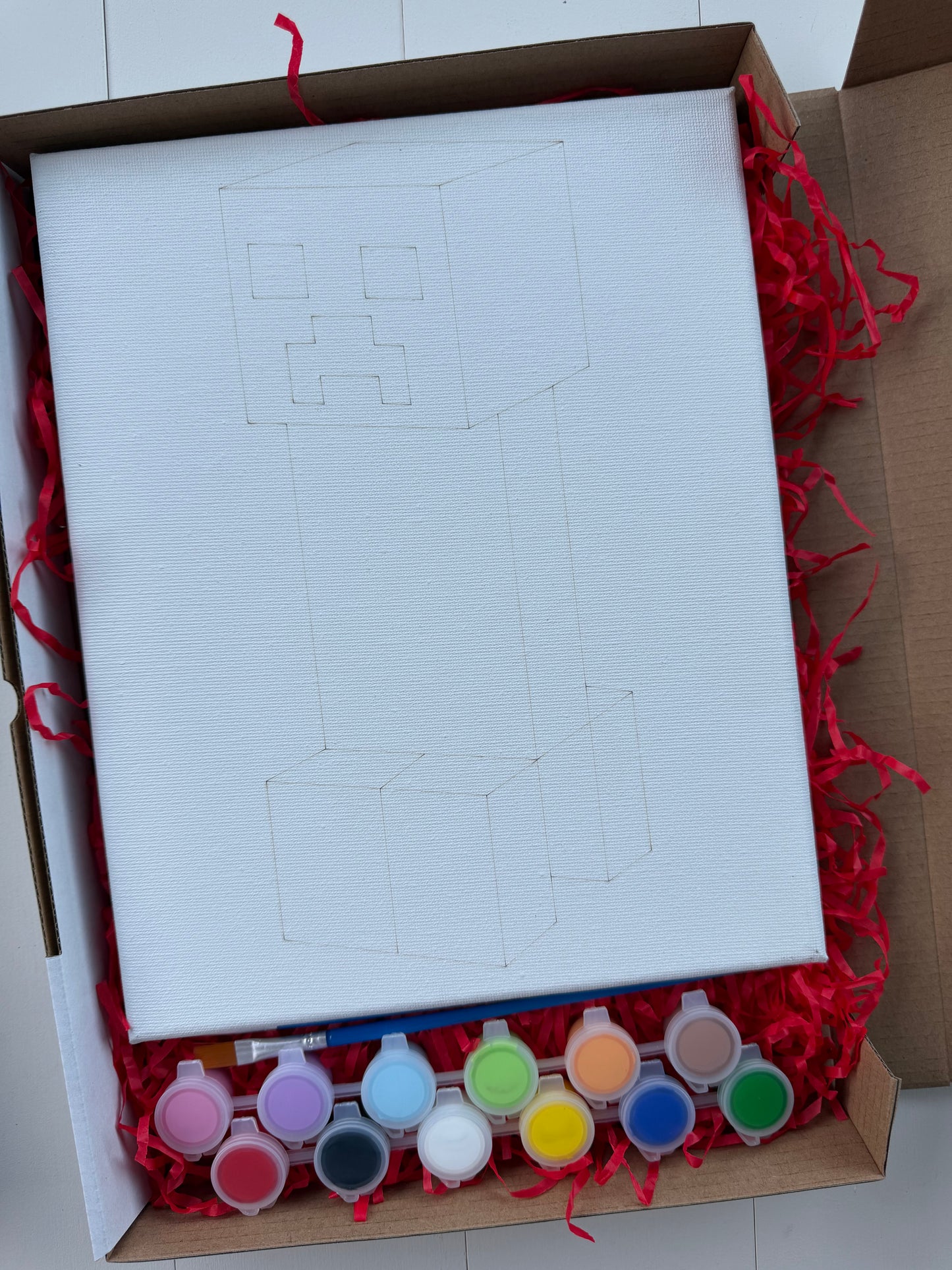 Creeper (Minecraft) Inspired Painting Kit