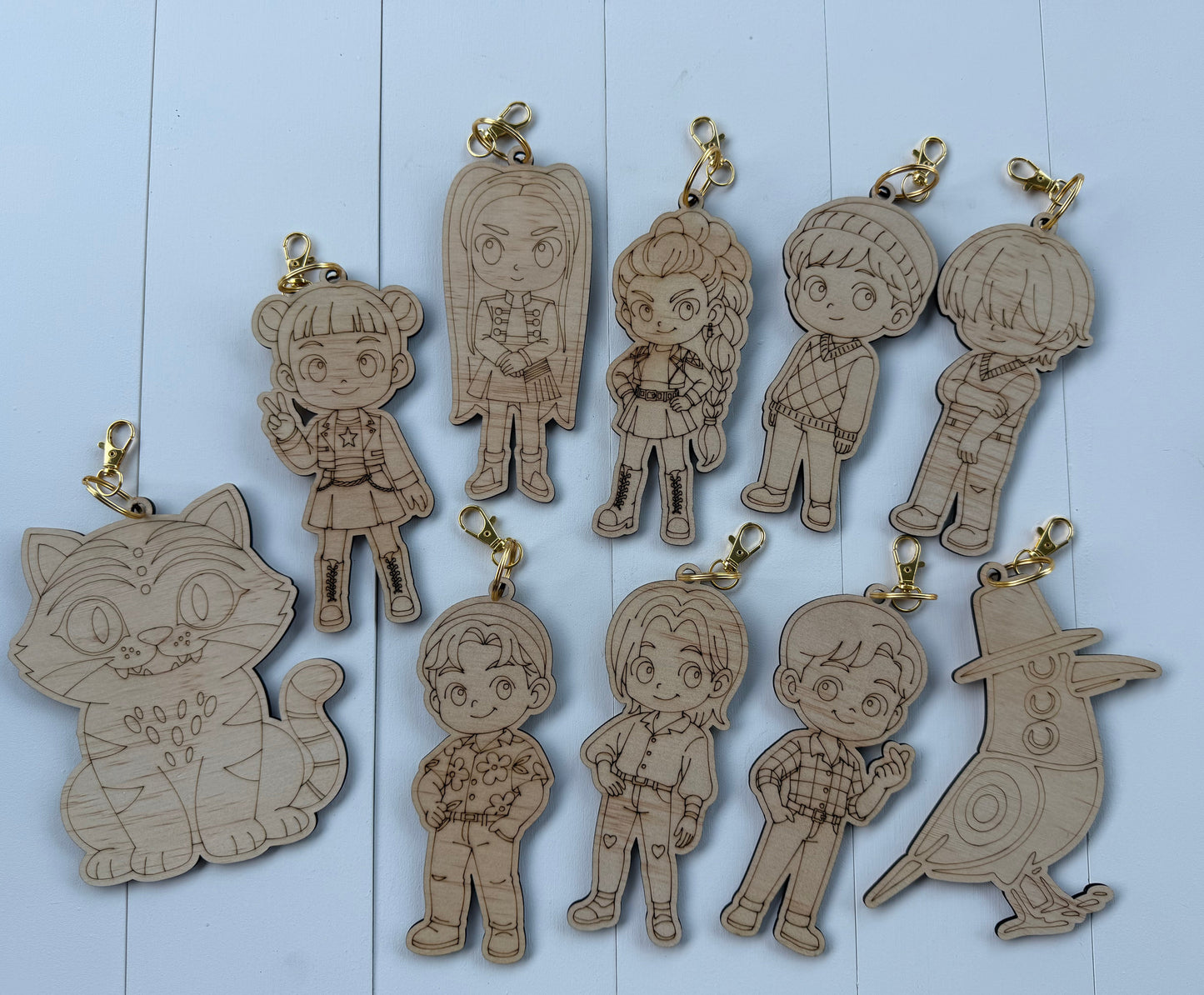 Hunters Inspired Party Favour Keyring