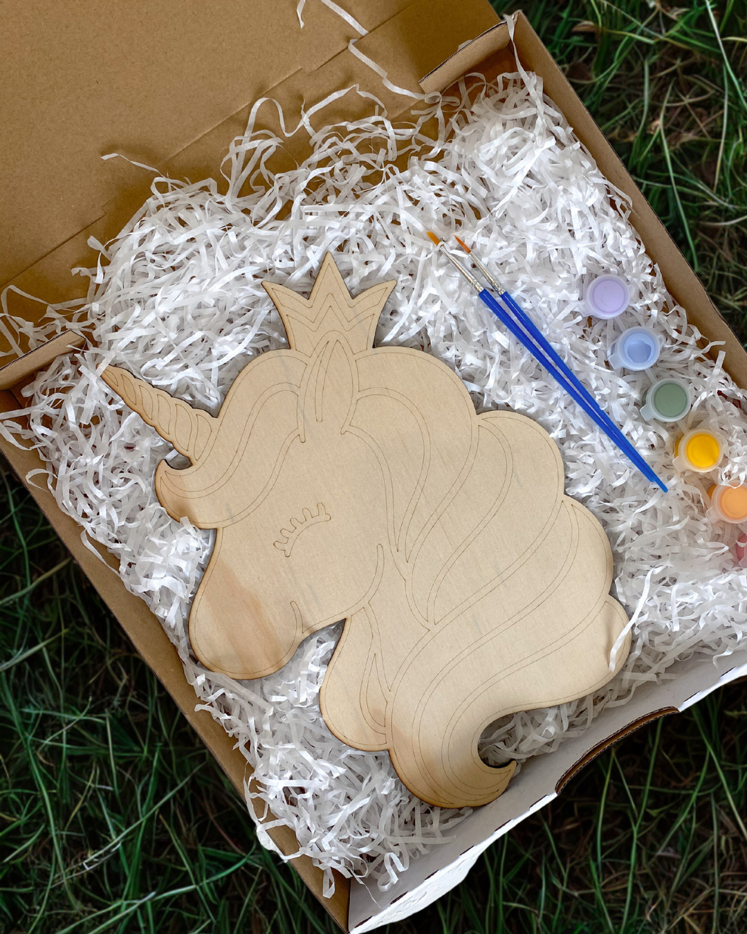 Unicorn Wooden Painting Kit