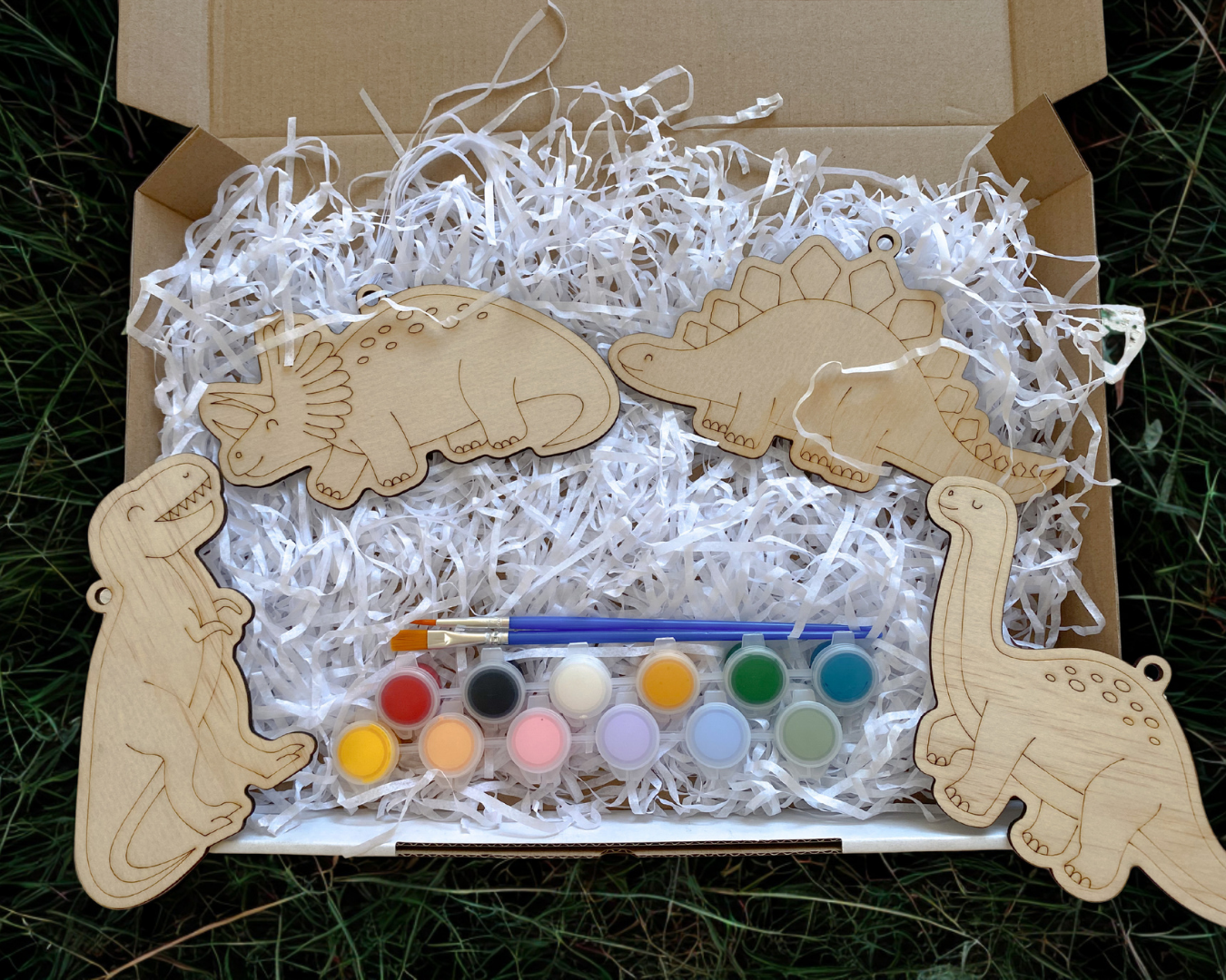 Dinosaur Discovery Wooden Painting Kit