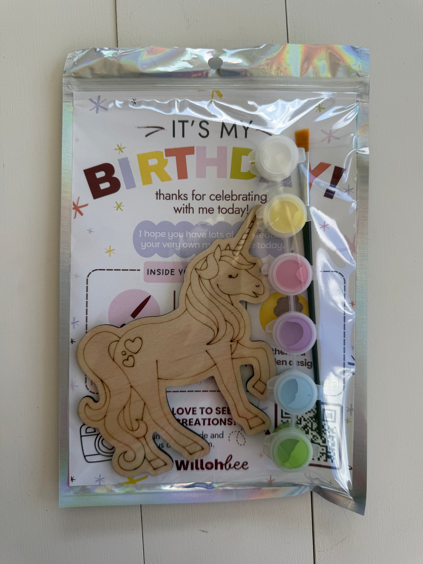 Unicorn Themed Birthday Party Favours