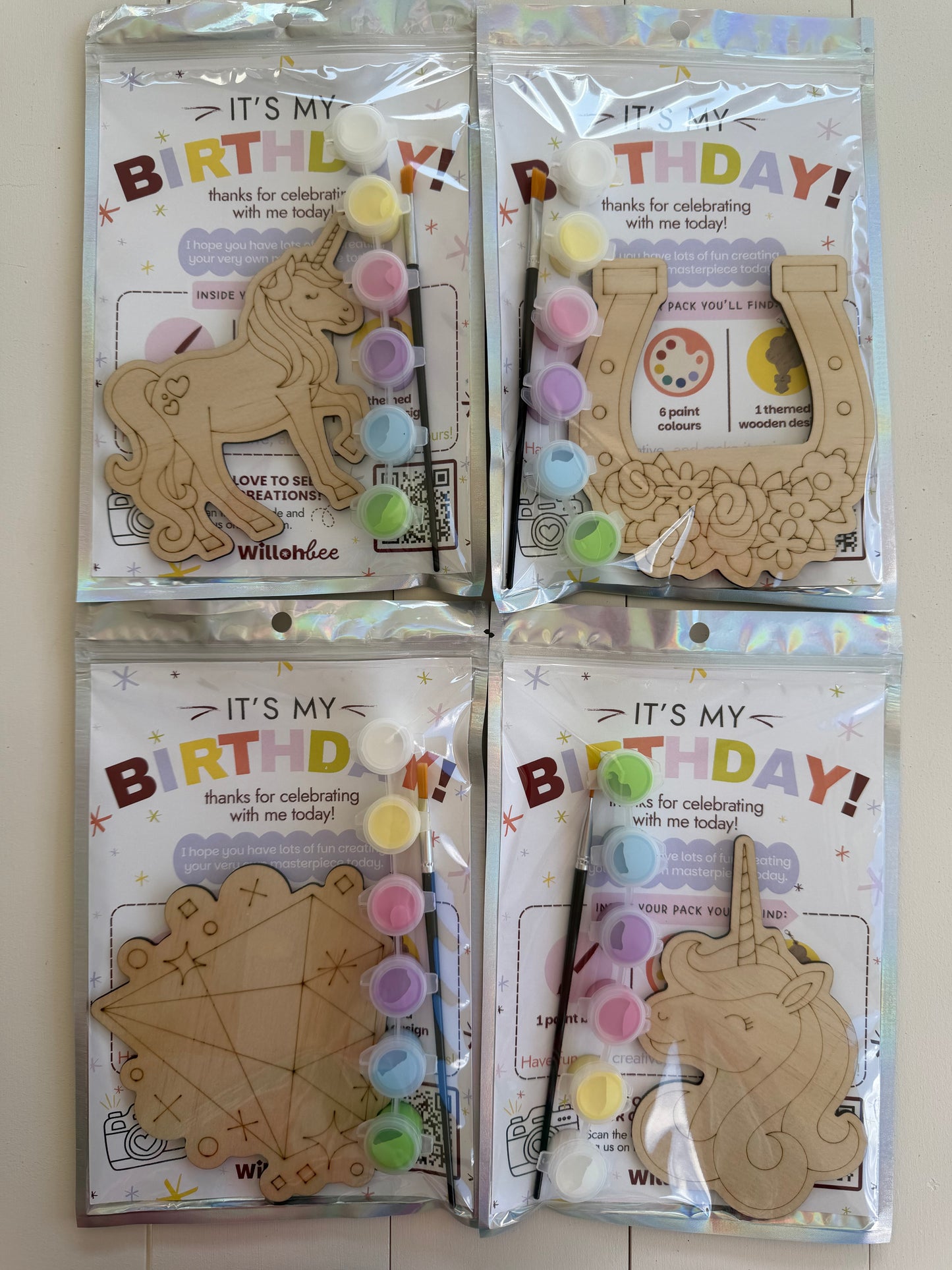 Unicorn Themed Birthday Party Favours