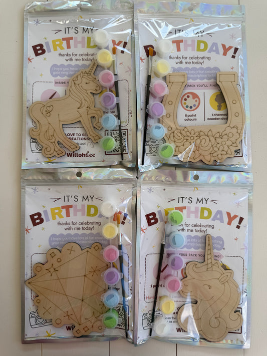 Unicorn Themed Birthday Party Favours