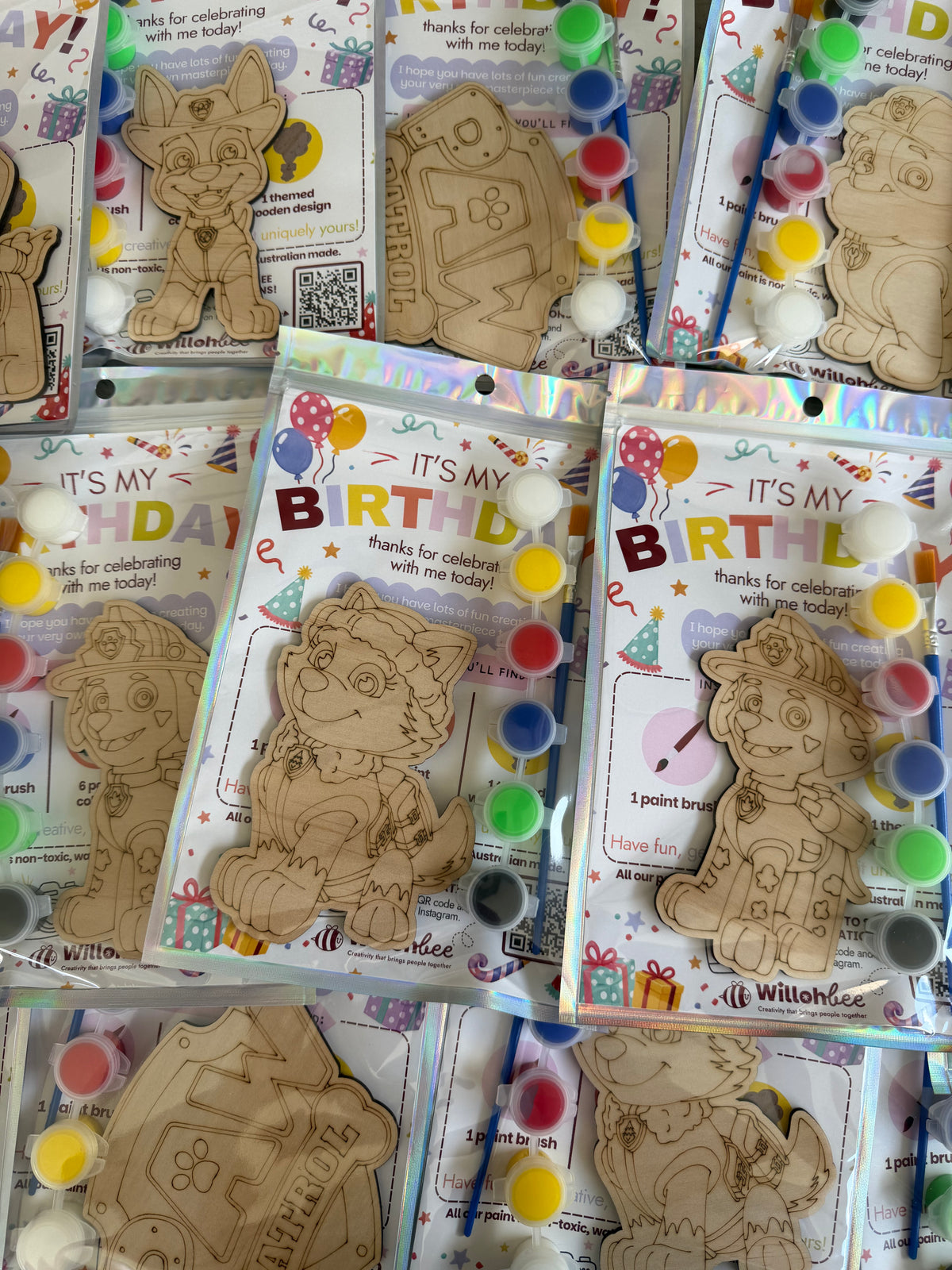 Adventure Pup's Themed Party Favours