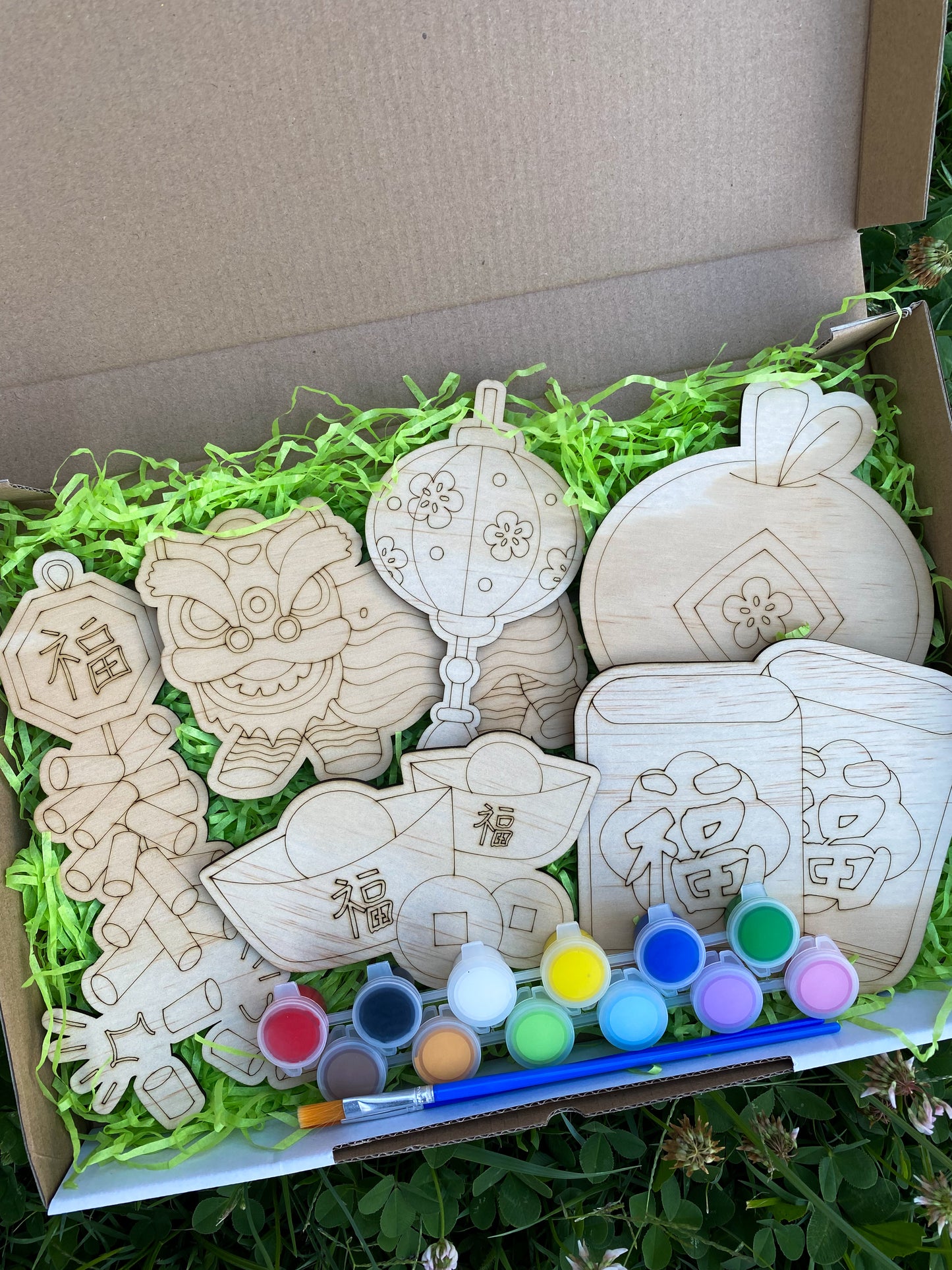 Chinese New Year Wooden Painting Kit