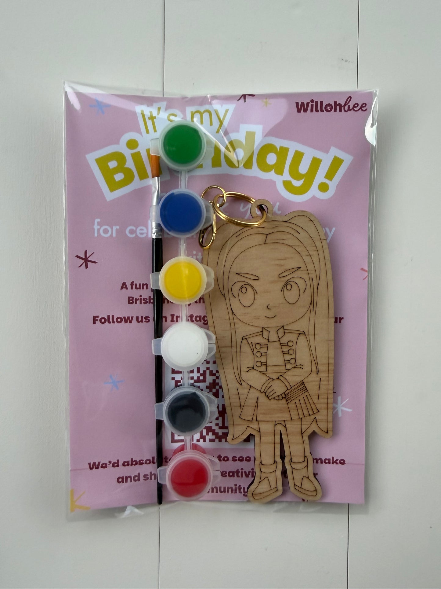Hunters Inspired Party Favour Keyring