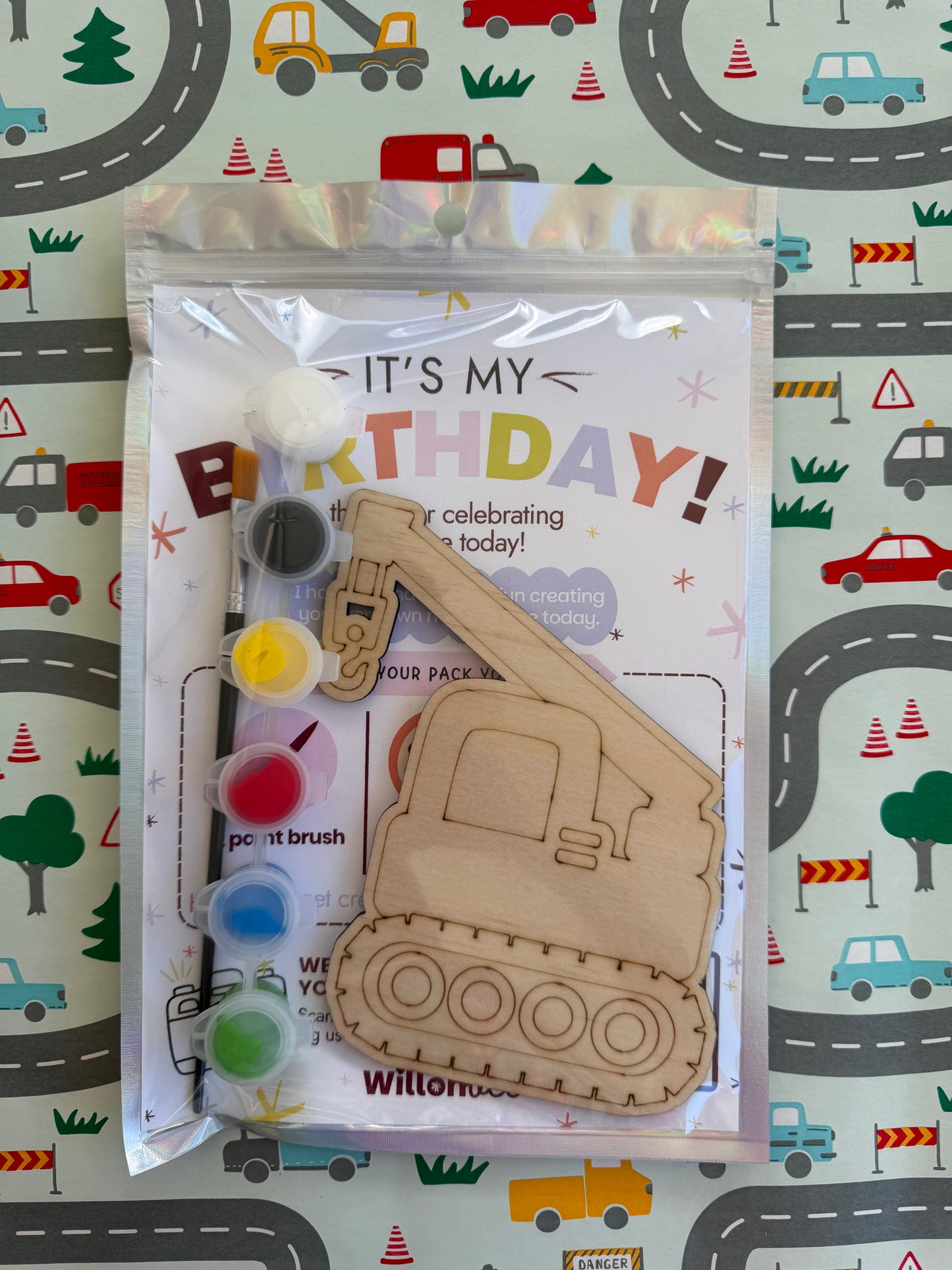 Construction Themed Birthday Party Favours