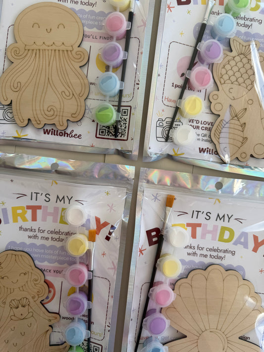 Mermaid Themed Birthday Party Favours