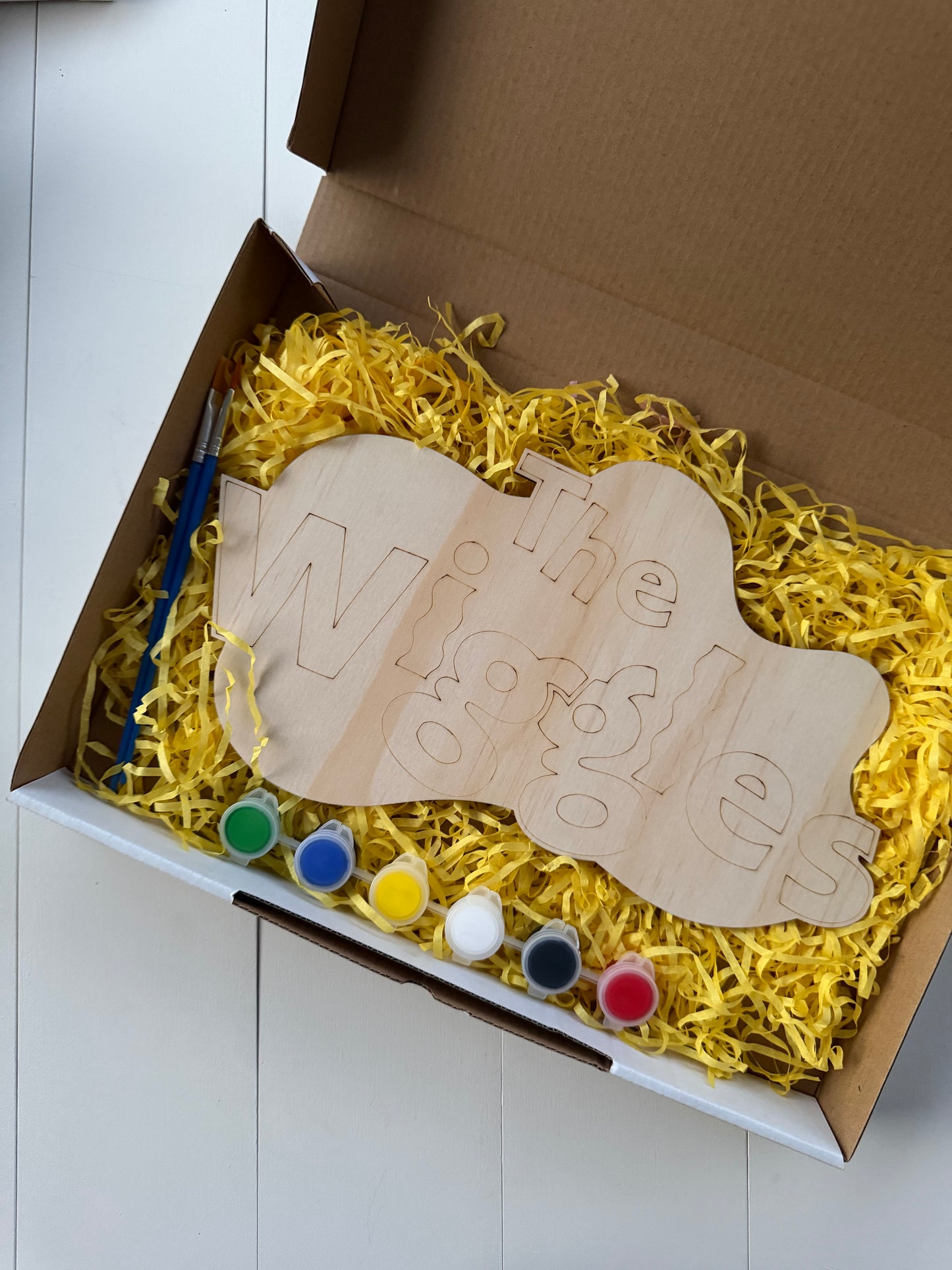 The Wiggles Inspired Wooden Painting Kit