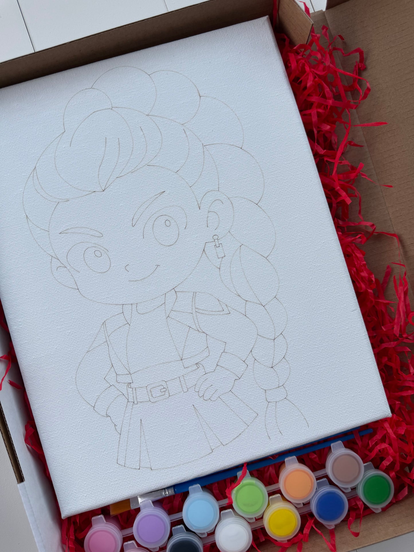Rumi (Kpop Demon Hunters) Inspired Painting Kit