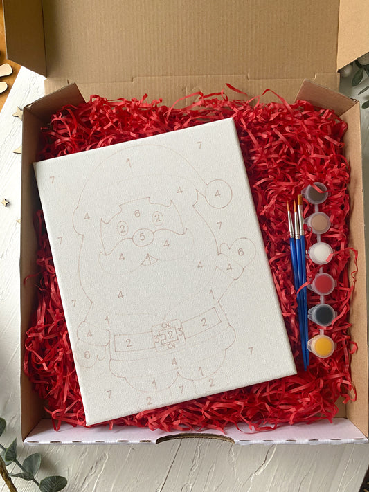 Paint by Numbers Santa Kit
